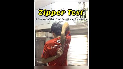 scratch test on the back|zipper test score chart.